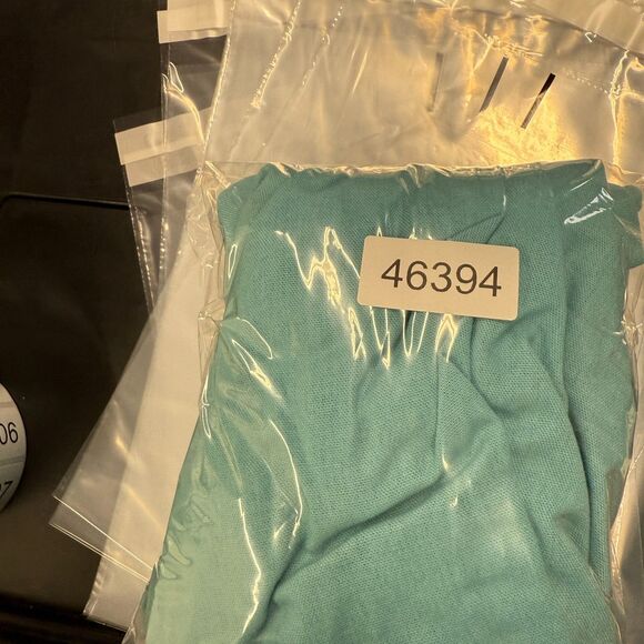 Once & Again Jacket Women 1X Plus Blue Linen Open Front Long Sleeve Pockets - Picture 7 of 7